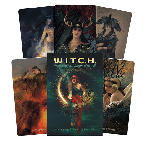US Games Systems: W.I.T.C.H. Woman in Total Control of Herself Oracle kortos ir vadovas US Games Systems - HOBI.LT 🇱🇹