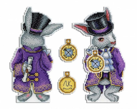 MP Studija: Wonderful Rabbit SR - 347 - Siuvinėjimo rinkinys - HOBI.LT 🇱🇹