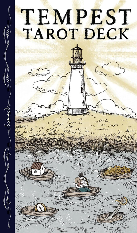 Tempest Tarot kortos – jūrinė kaladė, 78 kortos + reikšmių knygelė