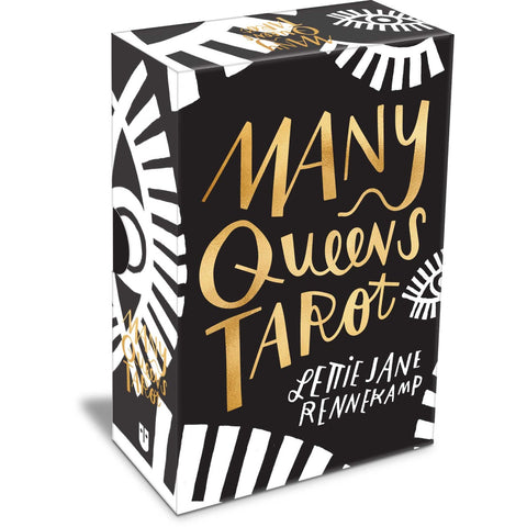 Many Queens taro kaladė – 78 kortos, vadovas anglų k.