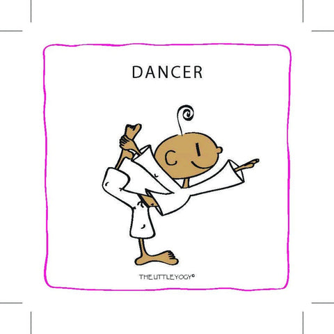 Yoga With The Little Yogi Tarot kortos su knyga