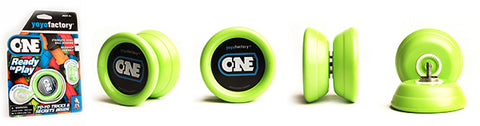 YoYoFactory One yo-yo žaislas – žalias, pradedantiesiems (8+)