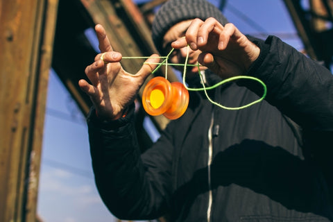YoYoFactory Replay Pro yo-yo „Ugninis marmuras“ su Gentry Stein parašu