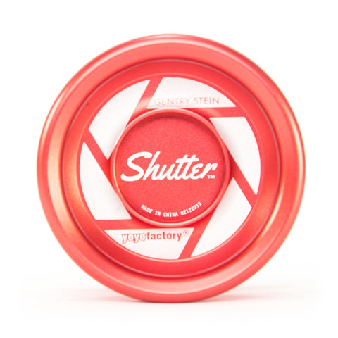 YoYoFactory Shutter – raudonas yo-yo, Gentry Steino parašas, pažengusiems