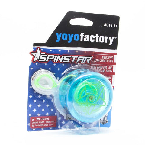 YoYoFactory Spinstar mėlynas yo-yo žaislas pradedantiesiems 8+