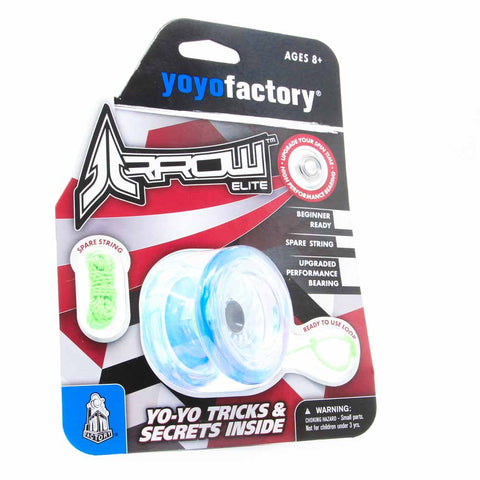YoYoFactory Arrow Galaxy yo-yo pradedantiesiems – polikarbonatas, su guoliu ir papildoma virvele
