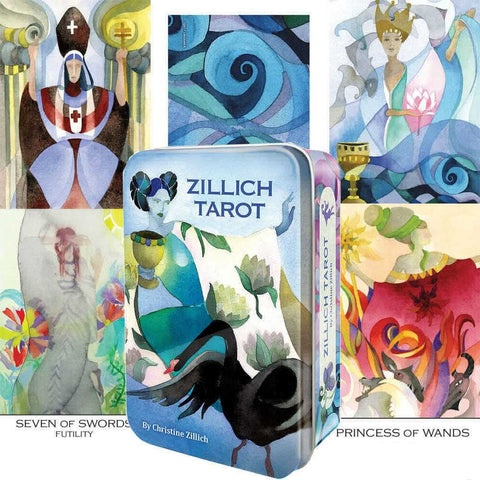 Zillich Tarott metalinėje dėžutėje kortos