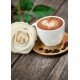 Deimantinis paveikslas Coffee and Rose WD045 27*38 cm
