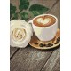 Deimantinis paveikslas Coffee and Rose WD045 27*38 cm
