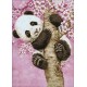 Diamond painting kit Sweet Panda WD076