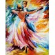 Deimantinis paveikslas Dance of Colours WD117 38*48 cm