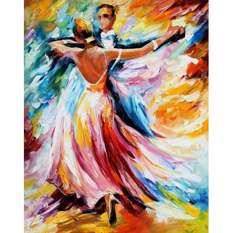 Deimantinis paveikslas Dance of Colours WD117 38*48 cm