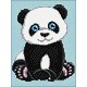 Deimantinis paveikslas Panda WD303 15*20 cm