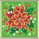 Poinsettia Deimantinės Mozaikos rinkinys iš RIOLIS Nr.: AM0019