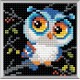 Owl Deimantinės Mozaikos rinkinys iš RIOLIS Nr.: AM0017