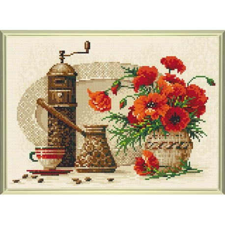 Coffee Deimantinės Mozaikos rinkinys iš RIOLIS Nr.: AM0012
