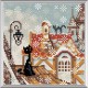 City & Cats Winter diamond mosaic kit by RIOLIS Ref. no.: AM0010