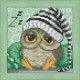 Deimantinis paveikslas Dreaming Owl AZ-1572 15_15cm