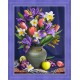 Deimantinis paveikslas Daffodils and Irises AZ-1693 30x40cm