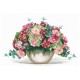 Bouquet With Hydrangea SANB-16 - Cross Stitch Kit by Andriana