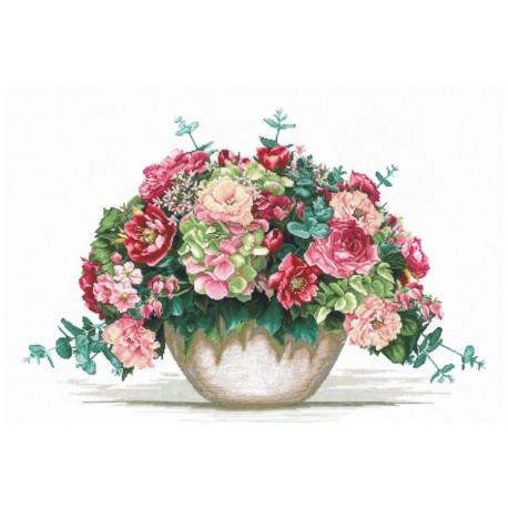 Bouquet With Hydrangea SANB-16 - siuvinėjimo rinkinys iš Andriana