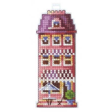 Pink House SAND-17 - Cross Stitch Kit by Andriana
