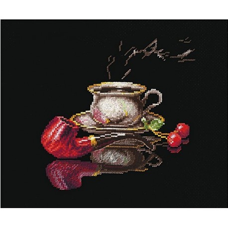 Coffee For Him SANK-27 - Cross Stitch Kit by Andriana