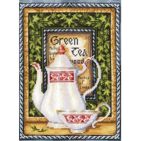 Tea Collection. Green Melissa SANK-39 - siuvinėjimo rinkinys iš Andriana