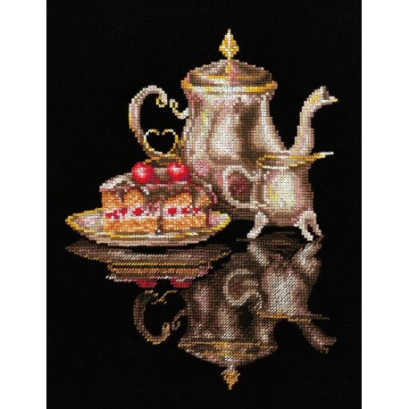 Coffee For Two SANK-42 - Cross Stitch Kit by Andriana