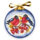 Christmas Balls Bullfinches SANN-24 - Cross Stitch Kit by Andriana