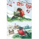 Cards Bullfinches SANO-14 - Cross Stitch Kit by Andriana