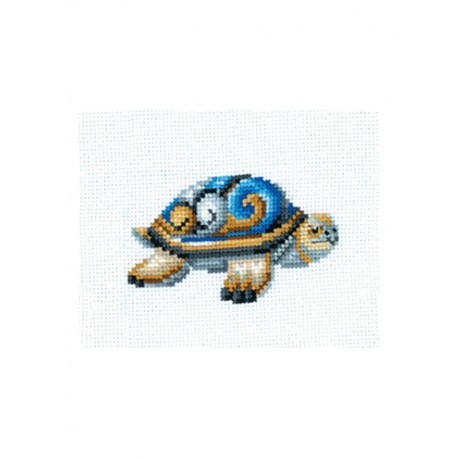 Figurines Turtle SANS-41 - Cross Stitch Kit by Andriana