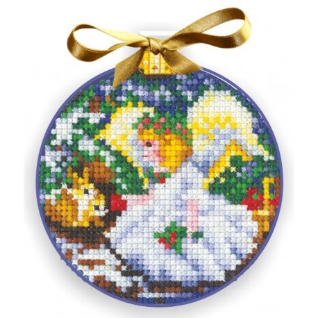 Christmas Balls. Angel SANN-26 - Cross Stitch Kit by Andriana