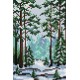 Cross Stitch Kit Winter Forest Fairytale SM-001