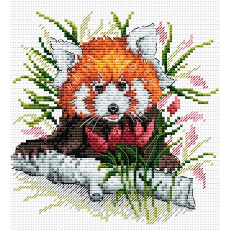Cross Stitch Kit (Discontinued) Ginger Panda SM-128