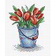 Cross Stitch Kit Tulip Freshness SM-377