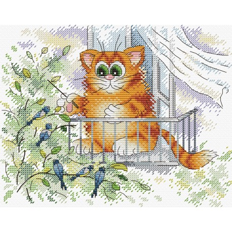 Cross Stitch Kit Ginger Conductor SM-361