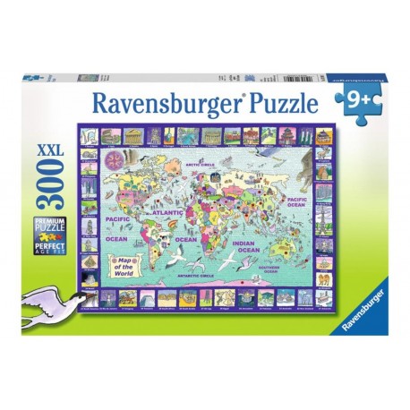Puzzle 300 Looking at the World - RAVENSBURGER dėlionė