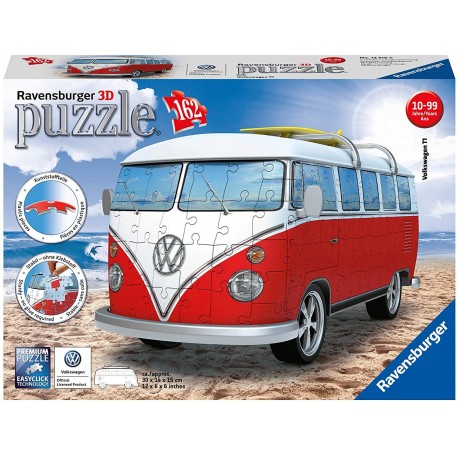 3D Puzzle 162 VW Bus - RAVENSBURGER dėlionė