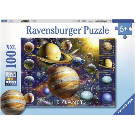Puzzle 100 The Planets - RAVENSBURGER dėlionė