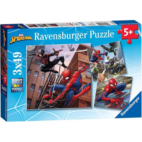Puzzle 3X49 Spiderman - RAVENSBURGER dėlionė