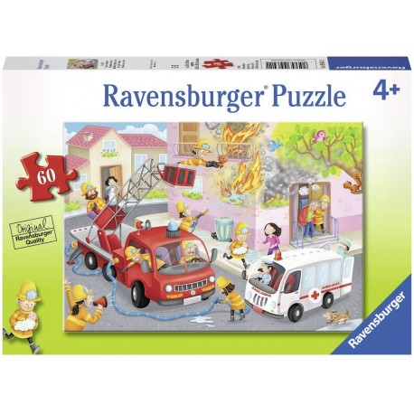 Puzzle 60 Firefighter Rescue! - RAVENSBURGER dėlionė