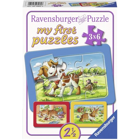My Animal Friends Children's Puzzle 3x6 - RAVENSBURGER dėlionė