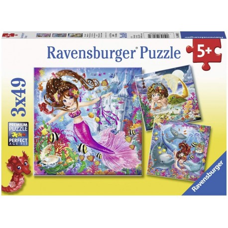 Puzzle 3x49 Enchanting Mermaids