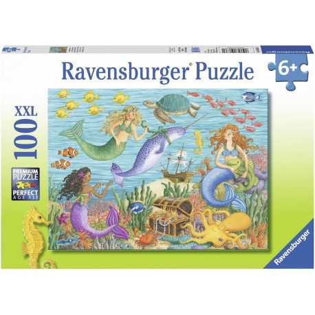 Puzzle 100 Narwhals Friends - RAVENSBURGER dėlionė