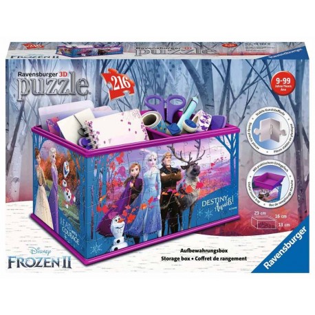 3D Puzzle Disney Frozen II Storage Box 216 Pieces - RAVENSBURGER dėlionė
