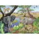 Puzzle 60 Safari Animals - RAVENSBURGER dėlionė