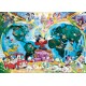 Puzzle 1000 Disney's World Map - RAVENSBURGER dėlionė