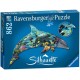 Puzzle 862 Silhouette Dolphin - RAVENSBURGER dėlionė