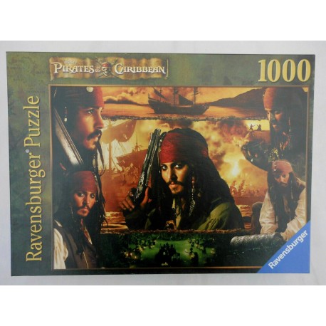 Puzzle 1000 Caribbean Pirates - RAVENSBURGER dėlionė